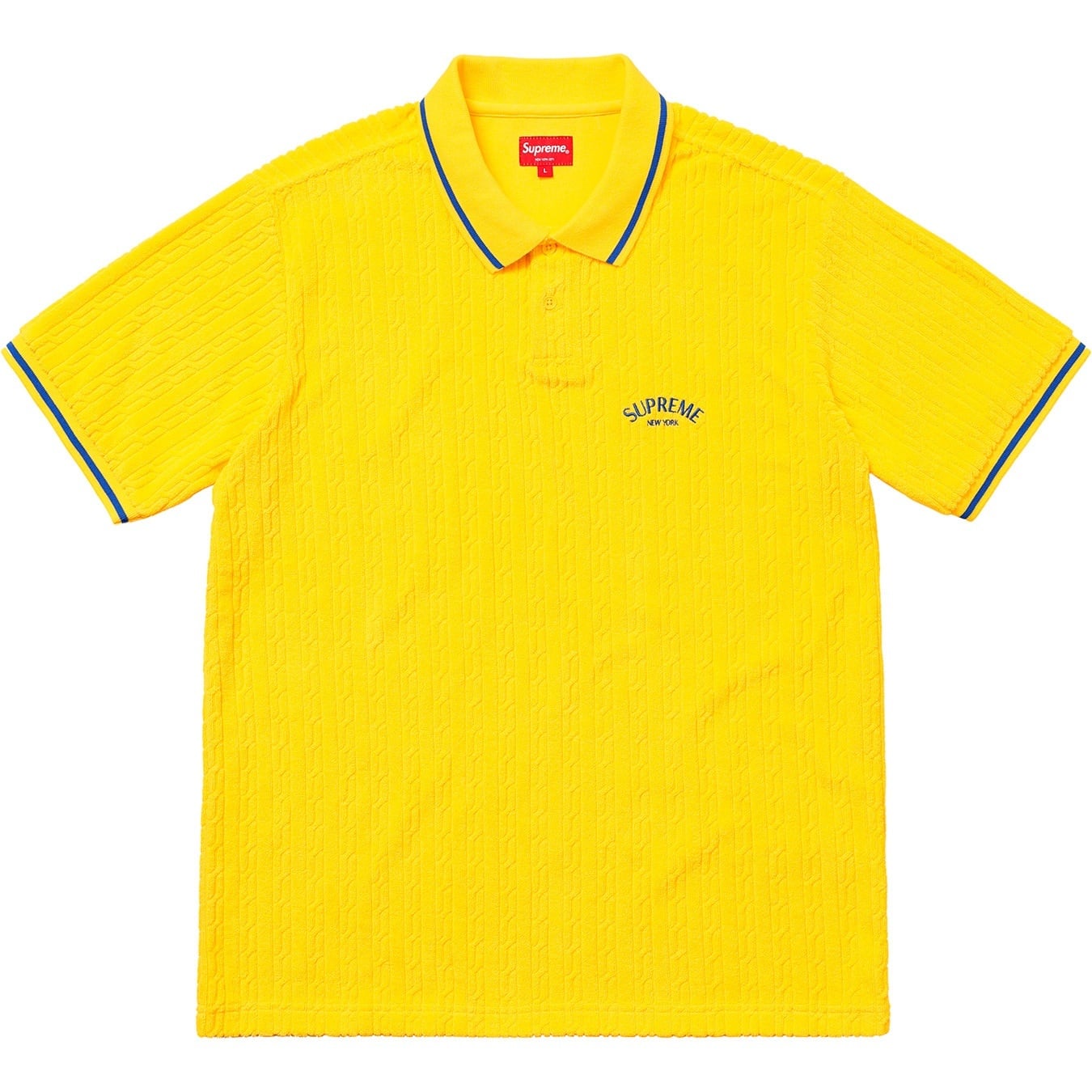 Cable Knit Terry Polo view 3